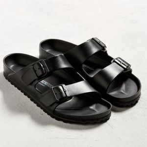 Birkenstock Arizona Rubber Beach Sandals Black